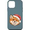 Winking Winter Wildlife Custodia per iPhone 12 mini Vacanze invernali di volpe ammiccante di Natale per gli amanti della