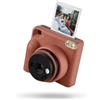 instax SQUARE 2 instant camera, Brick Red | Fotocamera istantanea con flash integrato, specchio selfie, modalità close-up, autoscatto, Mood FIlter, pellicola non inclusa
