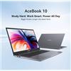 StarTech Laptop - ACEBOOK 10 - Schermo FHD da 47 cm - Intel N150 - 16 GB di RAM - 512 GB di memoria - Windows 11