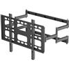 StarTech Supporto a parete per televisore - Modello U-Z1688-85 - Per televisori da 216 cm - Completamente mobile - Inclinabile - Bracci articolati - Standard VESA 600 x 400 mm - Portata massima: 100 kg - Colore: nero