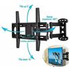 StarTech Supporto a parete per TV - Modello UH2377-RBS - Completamente orientabile - Per schermi da 140 cm - Standard VESA 400 x 400 - Capacità massima: 30 kg - Braccio doppio - Colore: nero