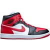 NIKE Jordan Womens WMNS Air Jordan 1 MID SE DO6699 200, scarpa sportiva da donna, Nero/rosso