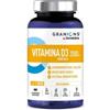 OLYOS ITALIA Srl Granions By Somatoline Vitamina D3 Vegetale 2000 UI 30 Compresse Masticabili Gusto Arancia senza Glutine con Edulcorante