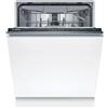 Bosch SMV25EX02E Serie 2 Lavastoviglie da incasso a scomparsa totale 13 coperti Classe E 48 dB AquaStop (81.5x59.8x55 cm) colore Nero