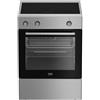Beko FBE69100X Cucina a induzione Multifunzione 4 fuochi 72 L Classe A SteamShine Forno Elettrico Ventilato Grill (85x60x60 cm) colore Acciaio Inox