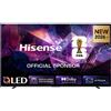 Hisense smart tv 100 pollici QLED 4K, 100E7S Pro, refresh rate 144Hz, HDR, VIDAA, gaming VRR AMD FreeSync