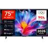 TCL 75P6L TV 75'' 4K Google TV colore Nero