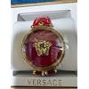 VERSACE Orologio al quarzo VERSACE Medusa quadrante rosso oro cinturino rosso