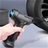 kebidumei Compressore d'aria ricaricabile da 120W pompa gonfiabile senza fili pompa ad aria portatile attrezzatura automatica per gonfiaggio pneumatici per Auto digitale