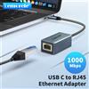 Lemorele TC71L Adattatore LAN USB 3.0 a RJ45 da 1000Mbps, Adattatore Ethernet USB 3.0 cablato con indicatore per MacBook PC Windows
