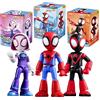 Marvel Spider Man building block Splicing giocattoli 12 cm Iron man Peter Parker Miles Morales Spider Gwen Action Figure building block