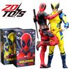 ZDTDS ZD Toys film 1:10 Deadpool e Wolverine Action Figure Deadpool in Scatola Collezione Wolverine Action Figure per Adulti