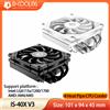 Thermalright ID-COOLING IS-40X V3 Dispositivo di raffreddamento della CPU a basso profilo Altezza 45 mm 4 heatpipes Dispositivo di raffreddamento dell'aria Ventola sottile da 15 mm per LGA1700/115X/1200, AMD