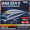 NONE Nuovo EWE Baotan2 Acqua superficiale Minnow Richiamo di pesca a lancio lungo 8g/12g Wobbler artificiale Pesce mandarino Spigola Pesca Esca dura