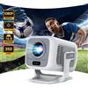 LynCast Proiettore LynCast 4K 350ANSI Android 11, Wifi6 BT5.4 1920*1080P, Proiettore per Cinema all'Aperto, Videoproiettore per Home Theater X3AQ