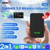 Carlinkit Adattatore Wireless CarPlay C2Air CarlinKit 5.0 per Auto OEM, da Cablato a Wireless, Box Android Auto CarPlay Mini Dual Mode Bluetooth 5.2