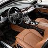 NONE Tappetini Auto Premium LuxuryRide su Misura per Fiat 500X Cross 334 dal 2014 al 2026, 5 Posti, in Pelle con Bordi Cuciti, Impermeabili e Anti-Sporco per Tutte le Stagioni