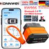 KONNWEI 2026 KONNWEI KW906 ELM 327 V1.5 Strumento Diagnostico per Auto OBD2 Sistema Motore Bluetooth 5.0 Scanner per Android/iOS Lettore di Codici Pic18F25K80 Spedizione Gratuita