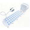 StarTech Tappetino massaggiante per vasca da bagno - Tappetino spa per idromassaggio - 110 x 37 cm - Telecomando - Generatore di bolle - Massaggio per vasca - Spina australiana - Bianco