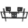 StarTech Supporto a parete per TV Eck - Modello U-500A-RBS - Per schermi da 65 pollici - Standard VESA 400x400 - Capacità massima: 50 kg - Distanza dalla parete: 75-420 mm - Inclinazione: da -15° a +15° - Colore: nero