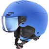 UVEX ROCKET JR VISOR BLUE MATT 54-58 Casco Sci Bambini