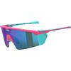 UVEX FLOWLINE GLACIER PINK MATT / MIR.BLUE Occhiali Ciclismo Adulto