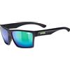 UVEX LGL 29 BLACK MATT / MIRROR GREEN Occhiali Ciclismo Adulto