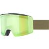 UVEX IGNITE FMBLACK MATT DL/YGREEN ON YELLOW-CLEAR S1 Maschera Sci Unisex