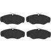 TRW GDB1478 Pastiglie Freno Set di 4 para Opel Vivaro A Furgone (X83) 2001-2015 Assale anteriore e Altri Veicoli