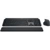 Logitech MX Keys S Combo tastiera Mouse incluso Ufficio Bluetooth QWERTY Italiano Grafite [920-011609]