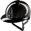 KEP Italia Casco Equitazione Cromo 2.0 / Shine Nero / Visiera Polo Large