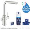 Grohe Blue Pure Minta miscelatore cucina a tre vie 30590DC0 con doccino estraibile e sistema filtrante 41136000