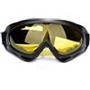 Honseadek PC Sci Antipolvere Ventilato Per Snowboard Ciclismo PC Sci Antipolvere | Montatura con lenti intercambiabili, occhiali protettivi leggeri per guida notturna, compatibili con casco, misura standard