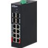 Dahua HS4412-8ET-96 - Switch PoE Hardened 8 Porte, 96W