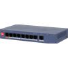 Dahua CS4009-8ET1GT-60 Switch PoE+ Cloud Managed 9 Porte, 8 PoE e Uplink Gigabit
