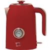 BuyBuy FIRST CLASS BOLLITORE Rosso Stile Vintage con Corpo in Acciaio