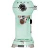 BuyBuy FIRST CLASS Macchina caffè Verde Stile Vintage con Corpo in Acciaio