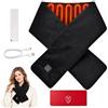 DAJASD Sciarpa Riscaldante, USB Sciarpa Riscaldante con 3 livelli di calore, Cuscinetto Riscaldante Collo con power bank da 1500 mAh per uomo e donna per Inverno, Esterno, Natal