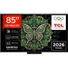 TCL 85C6K PRO C6K Pro Smart TV QD Mini LED 4K 144Hz HDR10+ 1000nit colore Nero
