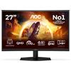 AOC G4 Q27G42ZE Monitor PC 68,6 cm (27") 2560 x 1440 Pixel Quad HD LED Nero, Rosso [CQ27G42FE]