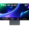 TCL X3 32X3A 31.5" OLED Monitor, 4K UHD (3840x2160) resolution, OLED+ technology, 240Hz, (480Hz FHD), Matte Screen, 1300 nits peak brightness, 0.03ms GTG response time, AMD Freesync Premium [32X3ABL]