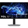 TCL G64 32G64 Monitor PC 81,3 cm (32") 2560 x 1440 Pixel 2K QLED Grigio [32G64]