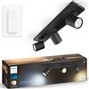 Philips Hue Runner White Ambiance 3 Spot 1200 lm Schwarz