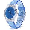 Sonew Orologi al Quarzo da Donna Orologi con Cinturino in brillantina Orologio da Polso quadrante Rotondo Cinturino in plastica Confortevole per Orologio da Polso da Donna