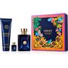 Versace Pour Homme Dylan Blue set uomo Eau de Toilette 100 ml + Eau de Toilette 5 ml + Doccia gel 15