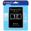 Verbatim Disco rigido portatile Store 'n' Go USB 3.0 da 1 TB Nero (1TB Verbatim