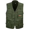 PengGengA Gilet da Pesca da Uomo Gilet Sportivi Multitasche Giubbino da Lavoro Reporter Caccia Fotografi Outdoor Vest Safari Giacche Senza Maniche