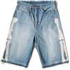 ORANDESIGNE Pantaloncini da Uomo Cowboy Hip Hop Style Jorts Y2K Streetwear Pocket Shorts Baggy Unisex Donna Jeans Shorts