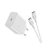 Cellularline - Kit Caricabatterie Rete Usb-c 45w Con Cavo Usb-c-bianco
