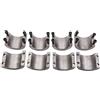 maXpeedingrods 4 fascette for tubi in acciaio bullone saldabile su supporti roll-bar da 1,75"
